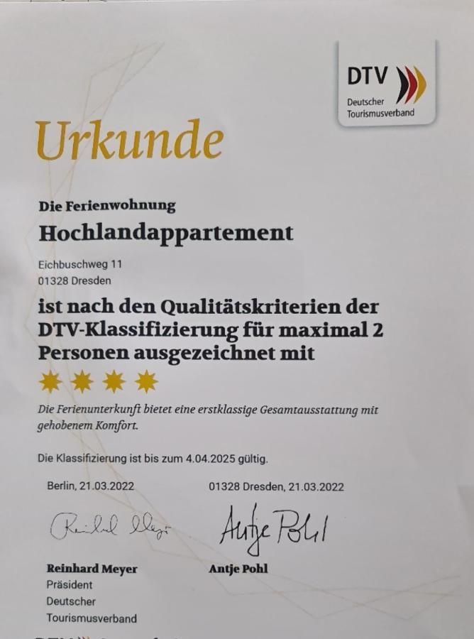 Hochlandappartement Dresden Luaran gambar
